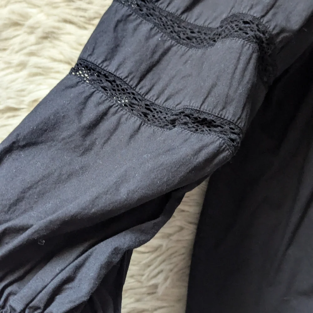 EUC Sonmer Kitty Blouse in Black Lace Poplin - Picture 4 of 16